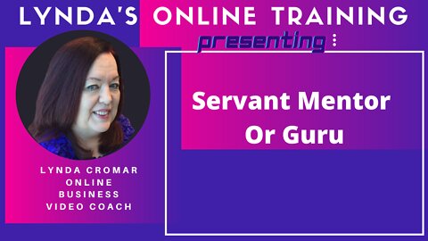 Servant Mentor or Guru