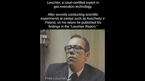 Fred Leughter, the first gaschamber expert secretly examining camps such as Auschwitz.