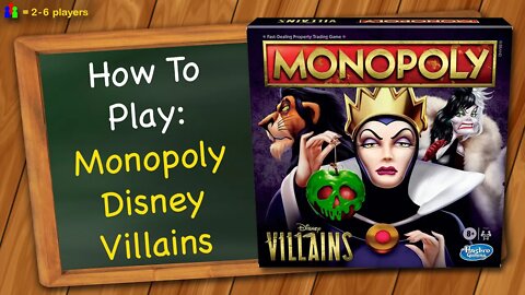 How to play Monopoly Disney Villains