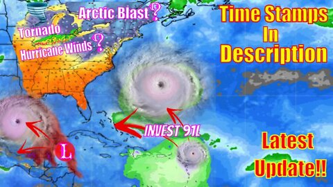 Tropical Cyclone Expected, Hurricane Winds, Flooding, Tornado & Arctic Blast - The Weatherman Plus