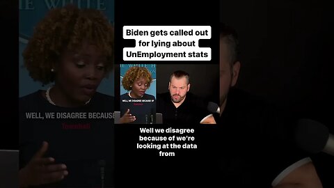 Biden gets called out by Musk for lying about Unemployment Stats! #shorts