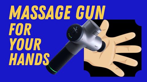 How to use a Massage Gun For Your Hands | Tutorial | Percussion Gun Hands | Elite Sports Massage NYC