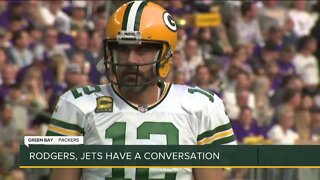 Aaron Rodgers in 'talks' with the New York Jets: Report