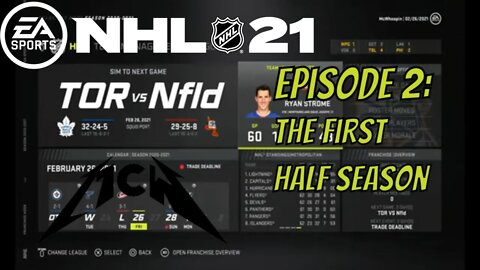 NHL 21 Franchise Episode 2: The First Half Season