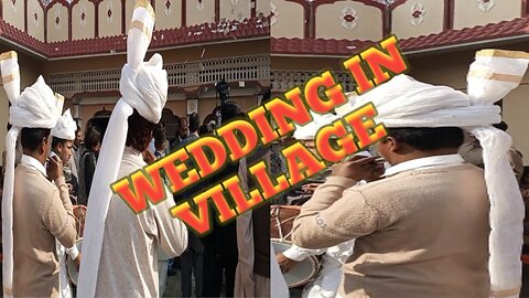 Wedding in village