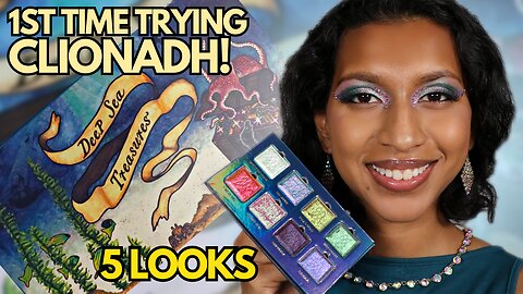 Unlocking the Underwater Glam: Clionadh Cosmetics Deep Sea Treasure Unboxing, Review, + 5 Looks