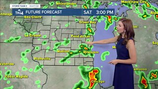 Chance for rain Friday morning