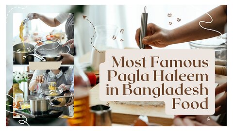 Most Famous Pagla Haleem in Bangladesh Food