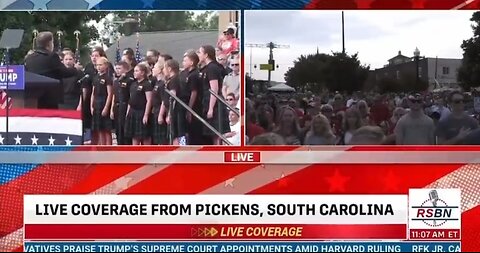 Rushingbrook Children's Choir Sing WITHOUT Capitol Police Interruption