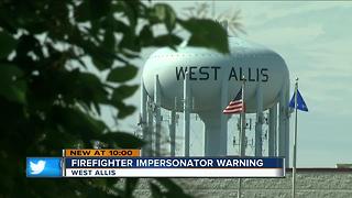 Phony firefighter breaks into West Allis Home