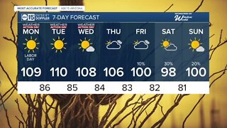 Excessive heat sticking around in the Valley