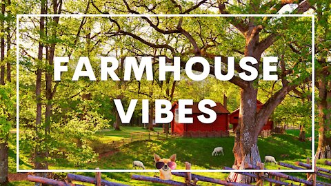 1 Hour Farmhouse Vibes | Countryside Ambience With Roosters, Chirping Birds, Rustling Leaves