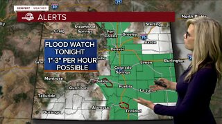 Flooding possible tonight for metro Denver