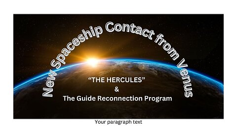 New Spaceship Contact The Hercules!