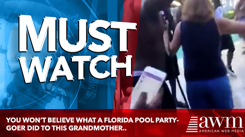 You Won't Believe What A Florida Pool Party-goer Did To This Innocent Grandmother..