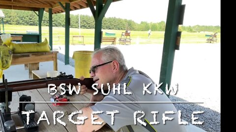 Bsw Suhl KKW 22lr target rifle. German military trainer pre WW 2 50 yard groups