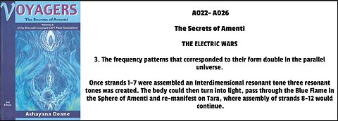Once strands 1-7 were assembled an Interdimensional resonant tone three resonant tones was created.