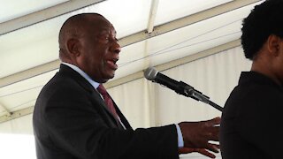 SOUTH AFRICA - Durban - Pres Ramaphosa launch district development plan (Video) (qVw)