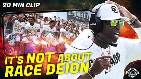 Deion Sanders | Colorado Buffalo’s Head Coach Turns Big Win into Racial Division - Flyover Clip