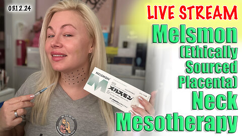 Live Neck Meso Therapy w/ Melsmon, Ethically Sourced Placenta, AceCosm| Code Jessica10 Saves $