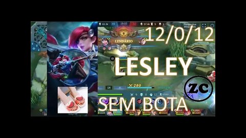 ML - Gameplay Lesley - SEM BOTA - ZC