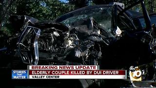 Elderly couple killed by DUI driver