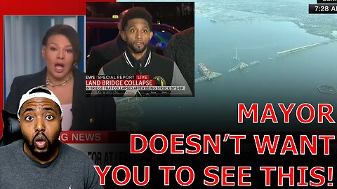 Baltimore Mayor BEGS CNN & Liberal Media STOP SHOWING Footage Of Cargo Ship Causing Bridge Collapse