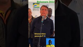 Bolsonaro fala sobre a corrupção do PT e Lula #shorts