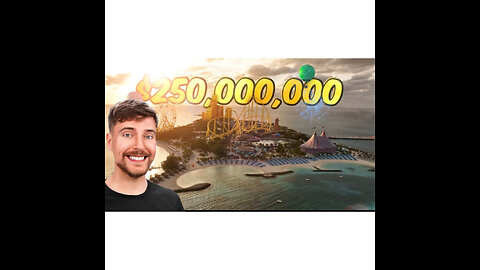 mrbeast new video by nexfall island cost $1 to $250,000,000.