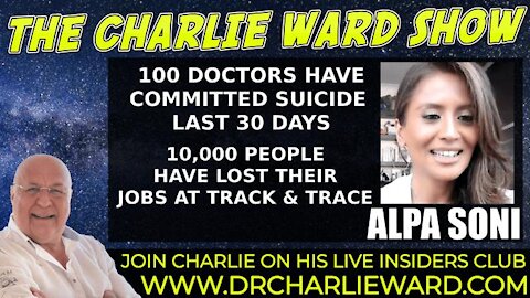 CONNECT INSTEAD OF DIVIDE, DOCTORS COMMITTING SUICIDE LAST 30 DAYS, WITH ALPA SONI & CHARLIE WARD