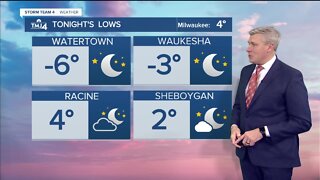 Temps drop into the single digits Thursday night