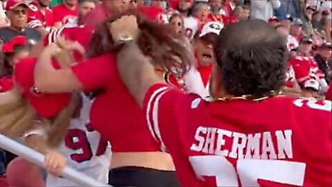 49ers fans brawl in stands during game; man pulls woman's hair in ruckus