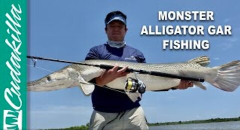 Alligator Gar Fishing On The Trinity River with Captain Kirk Kirkland