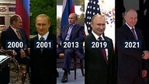 Vladimir Putin and five U.S. presidents