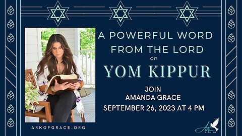 A Powerful Word from the Lord on Yom Kippur