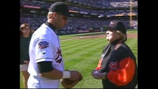 Madeleine Albright throws out first pitch at Orioles game