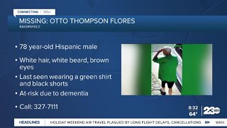 Missing Person Otto Thompson Flores