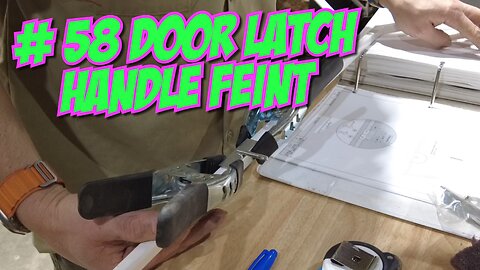 # 58 Door Latch Handle Feint