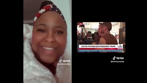 Lovely Georgia Black Woman is Blown Away by President Trump's Visit to Inner City Atlanta, "He's NOT Racist! He Cares About Everyone!"