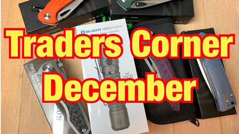 Traders Corner December Knife Sale December 13th 7pm EST