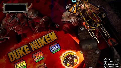 Pinball M Duke Nukem's Big Shot Pinball Gameplay