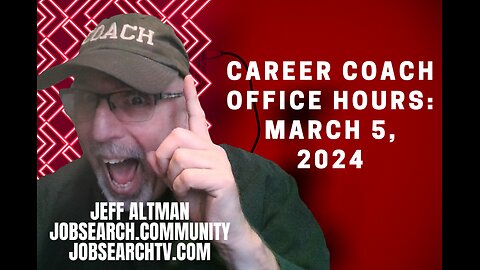 Career Coach Office Hours: March 5 2024