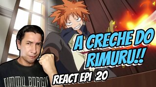 REACT - Yuuki Kagurazaka e A CRECHE DO RIMURU - Tensei shitara Slime S01 E20 Reaction