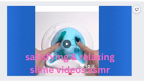 Satisfying & Relaxing Slime Videos (Slime ASMR)