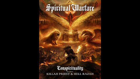 Conspirituality - Spiritual Warfare (General Gemineye ft. Hell Razah & Killah Priest) (Lyric Video)
