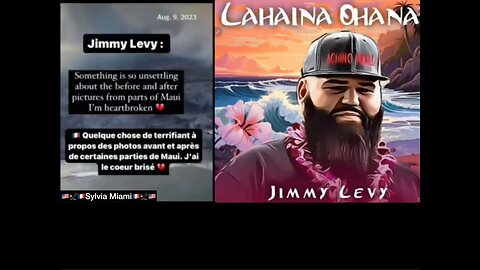 🙏❤️🙏 Hawaii- Maui Jimmy Levy 🇫🇷 Vibrant hommage / 🇺🇸 Vibrant tribute