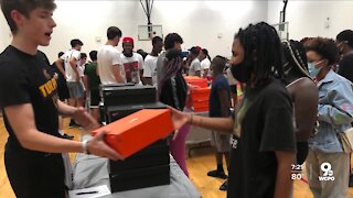 Acts of Kindness: Shoe donation to Boys and Girls Club