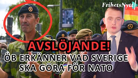 AVSLÖJANDE! Nu erkänner överbefälhavaren vad Nato egentligen innebär för Sverige