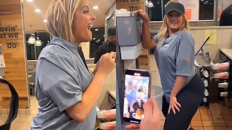 Bebe Rexha Twerks inside McDonald's in the Uniform after Coachella 2024