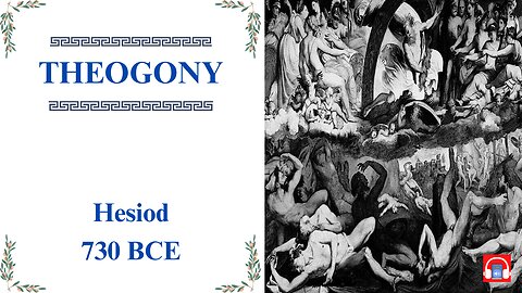 Hesiod's Theogony Full Audiobook with Text, Illustrations | AudioBooks Dimension